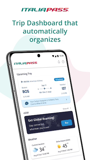 Android application ItaliaPass screenshort