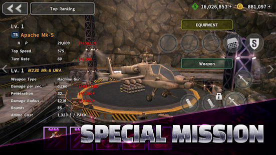 GUNSHIP BATTLE: Helicopter 3D Screenshot