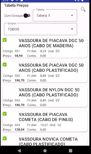 RepAndroidDGC Screen 2