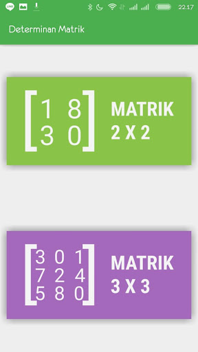 Matrix Calculator with steps Screen 3