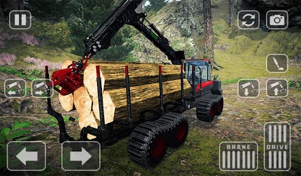 Lumberjack Simulator Truck Driving 3D Game