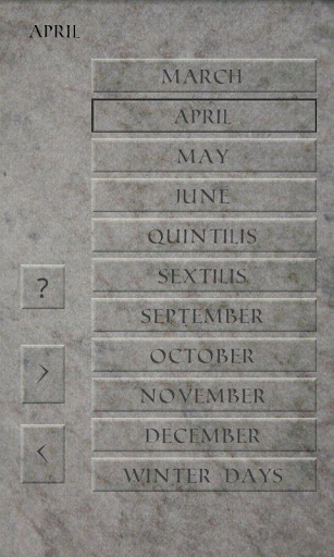 Kalends, Ides and Nones Screen 2