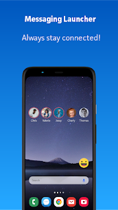Messenger Home – SMS Launcher For PC installation