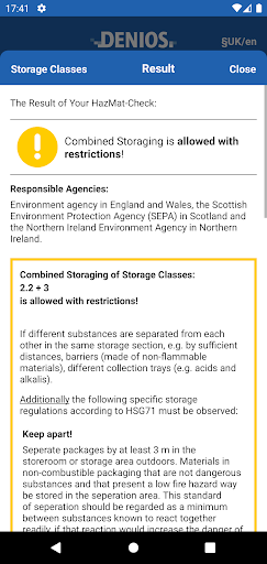 HazMat-Storage-Checker Screen 2