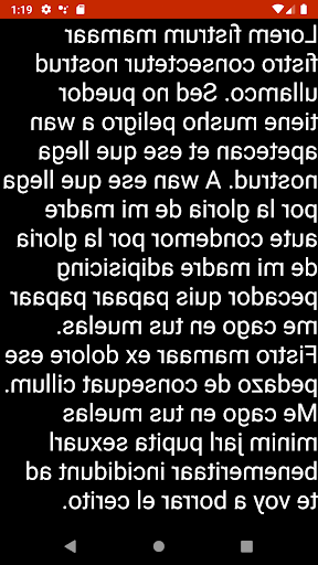 Android application Teleprompter screenshort