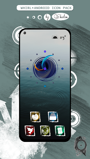 Android application Whirl Icon Pack screenshort