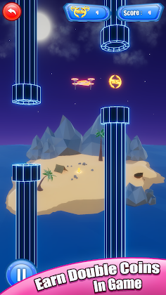 Neon Dashing Bird - Screenshot 3