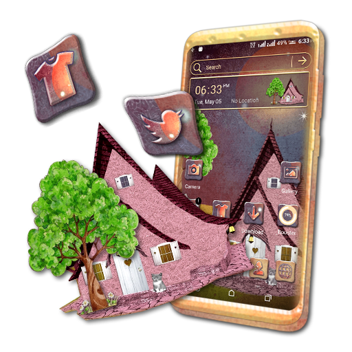 House Painting Launcher Theme logo