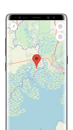 Android application Douala Offline Map screenshort