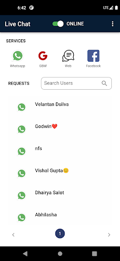 RML-Live Agent Screen 2