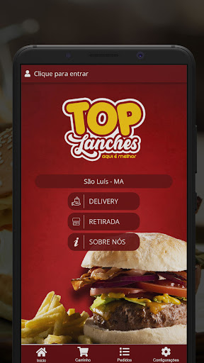 Android application Top Lanches - São Luís screenshort