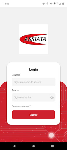 Android application Assiata Rastreamento screenshort