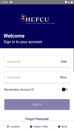 Healthcare Employees FCUMobile Screen 2