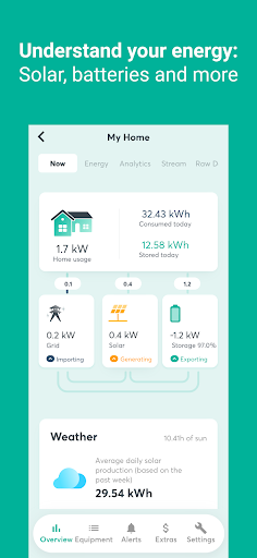 Android application Stormcloud by SwitchDin screenshort