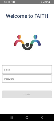 Android application FAITH App trial screenshort