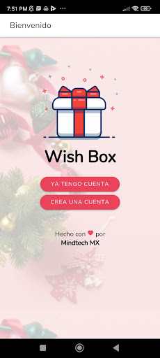 Android application WishBox screenshort