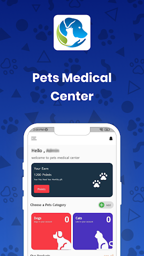 Android application Pets medical center screenshort