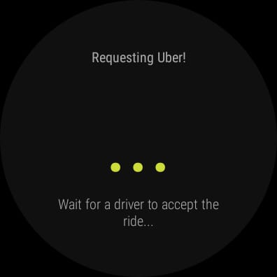 UbWear (for Wear OS) Screen 2