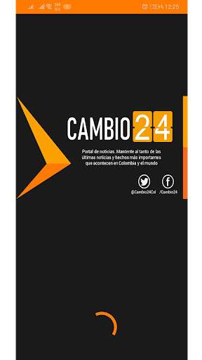 Android application CAMBIO 24 screenshort