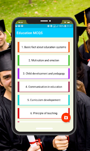 Education MCQs Screen 2