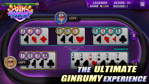 Gin Rummy - offline card games apkpoly screenshots 2