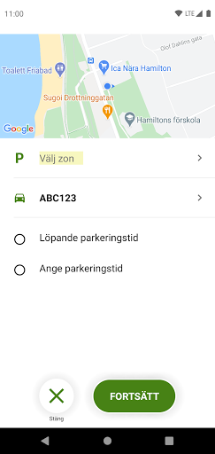 Helsingborgshem: Parkering Screen 2