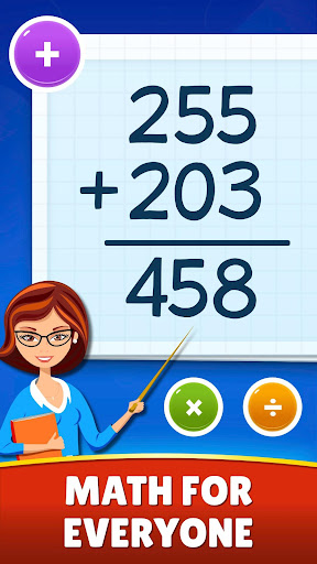 Math Games - Addition, Subtraction, Multiplication screenshots 1