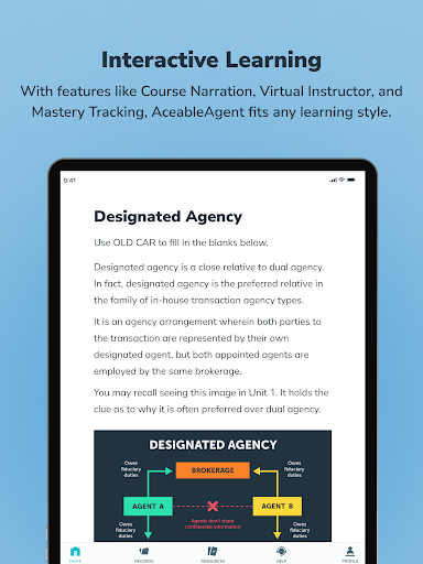 Screenshot of AceableAgent - Real Estate Ed