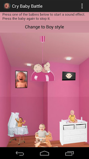 Android application Cry Baby Battle screenshort