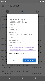 Nzb Leech - usenet downloader Screenshot