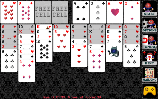 Freecell Solitaire Screen 3