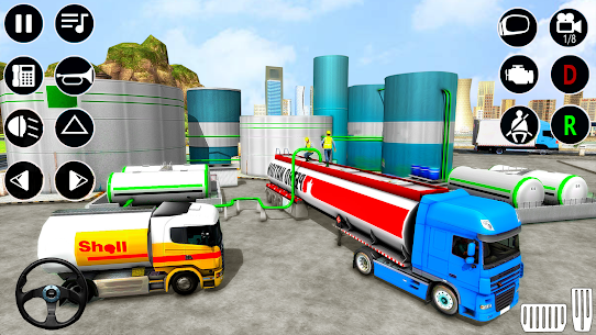 US Oil Transporter Truck Games Mod APK (Unlimited Money) 5