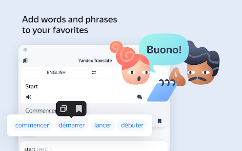 Yandex Translate Bildschirmfoto