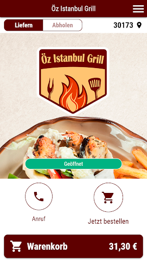 Android application Öz Istanbul Grill screenshort