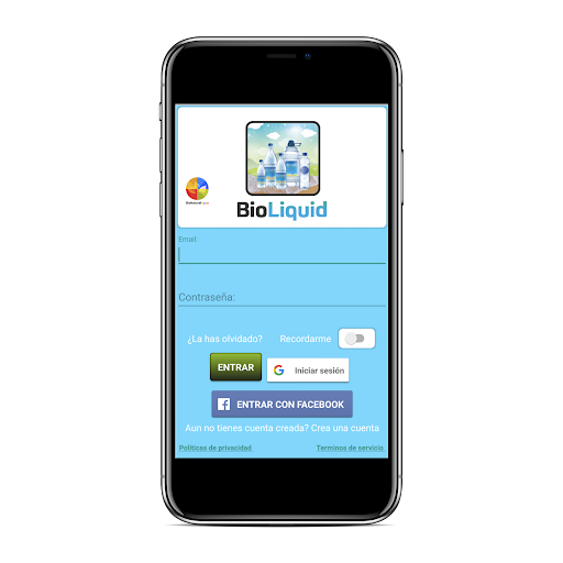 Android application BioLiquid screenshort