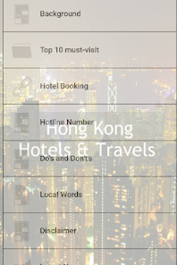 HONG KONG HOTELS & TRAVELS 1.0 APK + Mod (Free purchase) for Android