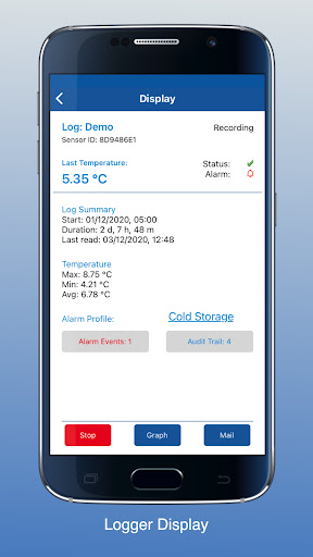 Android application AntLogger screenshort