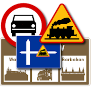Znaki drogowe na prawo jazdy  Icon