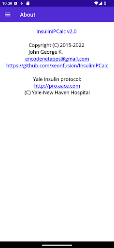 InsulinIPCalc Screen 3