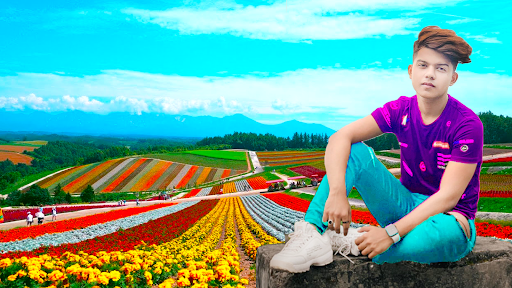 Flower Hill Photo Frames -Edit Screen 3