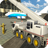 City Airport Crane Operator construction builders icon