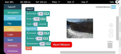 Android application DroneBlocks screenshort