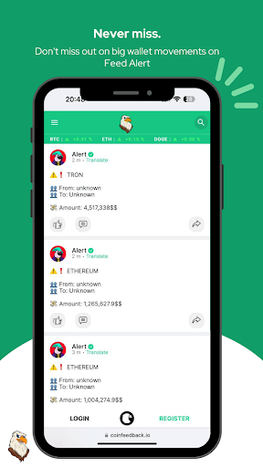 CoinFeedback.io Screen 3