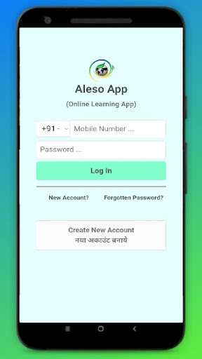 Android application Aleso - Learning App screenshort