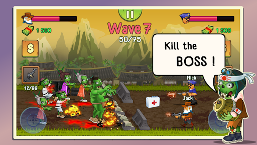 Two guys and Zombies two-player