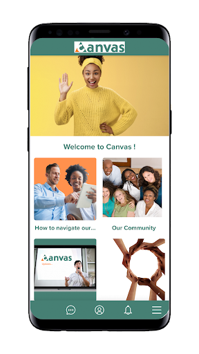 Android application Canvas Community screenshort