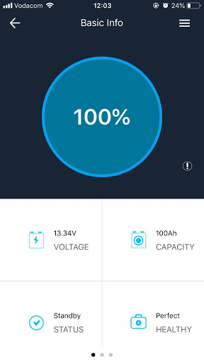 BlueNova BT Monitoring Screen 3