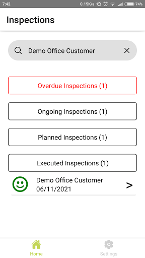 Android application ManagerOnline Inspector screenshort
