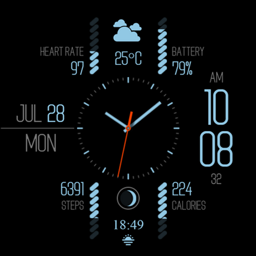 Watch face CNW-43 screenshot 13