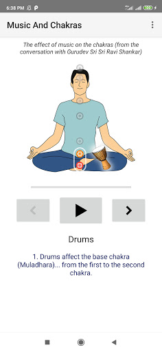 Android application Music And Chakras screenshort